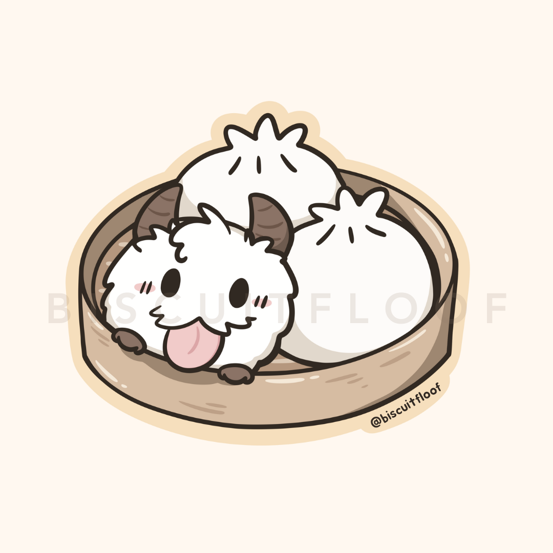 Fluffy Bao Sticker