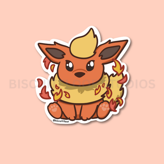 Fire Fox Sticker
