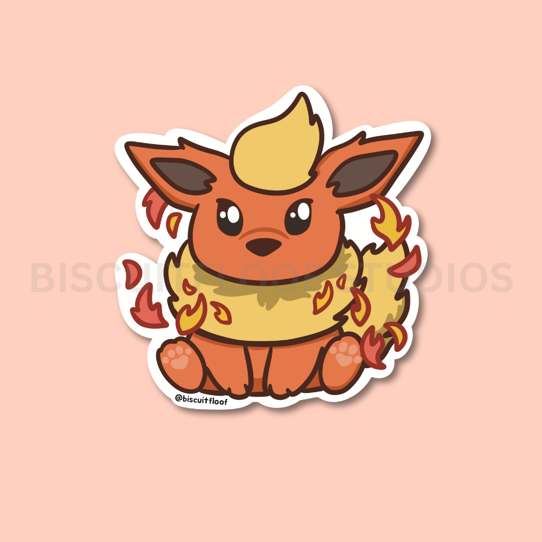 Elemental Fox Stickers